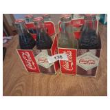 (8) Coca-Cola Bottles w/ Trays