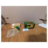 John Deere Key Chain & (2) John Deere Tractors