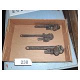(3) Pipe Wrenches