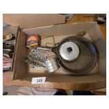 Vintage Napkin Holder Pie Plate & Other