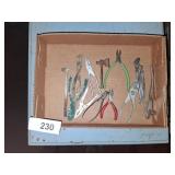 (7) Small Pliers & Mini Hatchet