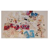Vintage Buttons on Cards