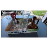Uhl 164 (damaged/glued) + Red Vase & Other Vases