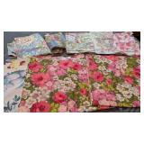 Barkcloth & Other Vintage Fabric Pieces