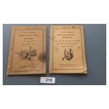 (2) McCormick-Deering Parts Catalogs