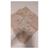 Linen Card Table Set