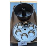 Heavy Angel Food Tube Cake Pan + Egg Poaching