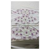 Pillowcases & Top Sheet w/ Hand Crocheted Trim