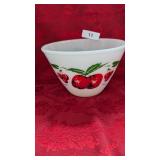 Fire King Mixing Bowl w/ Cherry Design