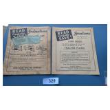 (2) Antique John Deere Tractor & Plows Booklets