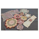 Colorful Crocheted Doilies