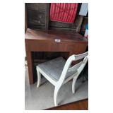 Sewing Machine Table w/ Chair (non-matching)