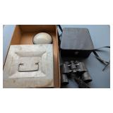 8x42 Swift Ultralite Binoculars, Tin Money Box,
