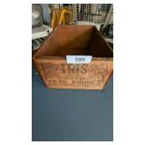 Iris Brand Prunes Wood Box