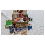 Cigar Box w/ Elastic, Snaps, Hooks/Eyes