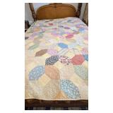 Section of Hand Quilted Cutter Quilt
