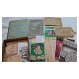 1920s-60s Stitching Catalog, Iron-On Transfers, +