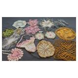 Colorful Crocheted Doilies