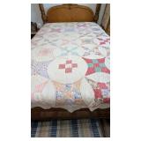 Hand Quilted Vintage Quilt