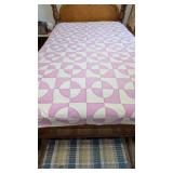 Hand Quilted Orchid Quilt