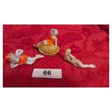 (3) Bathing Beauty Figurines