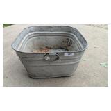 Square Galvanized Tub