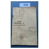 Ford Model A Restoration Manual A-1 /