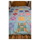 Hand Stitched Quilt Top, (top only)