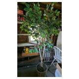 Artificial Silk Tree, about 6 ft tall