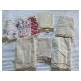 Plain Muslin Feed Sack Fabric +