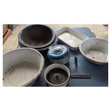 Enamelware & Popcorn Popper