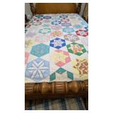 Hand Quilted Star Design Cutter Quilt