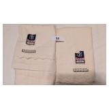 (2) New Old Stock Saxon 81x90 Scalloped Top Sheets