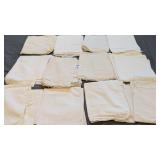 (12) Plain Vintage Muslin Feedsacks