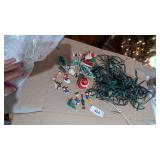 Christmas Lights & Nativity Scene Pieces