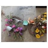 (2) Grapevine Wreaths