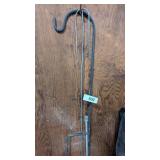 Shepard Hook, Piece of All Thread, Roasting Stick