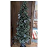 Light Up Potted Tree 6.5 ft Tall (Pre Lit)