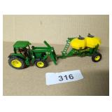Small John Deere Sprayer & Tractor -**