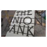 The Union Bank Metal Sign