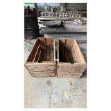 (2) Wood Crates