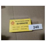 (20) 223 Remington Ammo