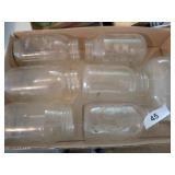 (7) Glass Jars