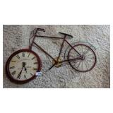 Metal Bicycle Clock