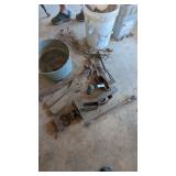 Galvanized Bucket w/ Metal Pulley, Single Tree &