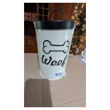 Metal Dog Treat Container