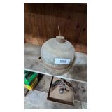 Vintage Glass Kerosene Reservoir Bottle