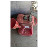 (2) Plastic Gas Jugs