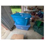(2) Totes w/ Lids