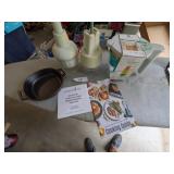 Pampered Chef Cast Iron Skillet, Choppers, +